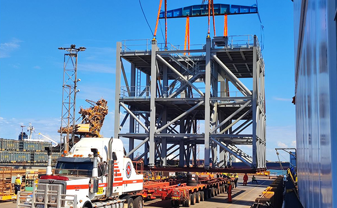 Large equipment shipping