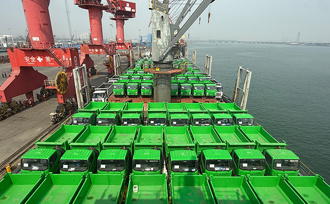 Heavy machinery shipment